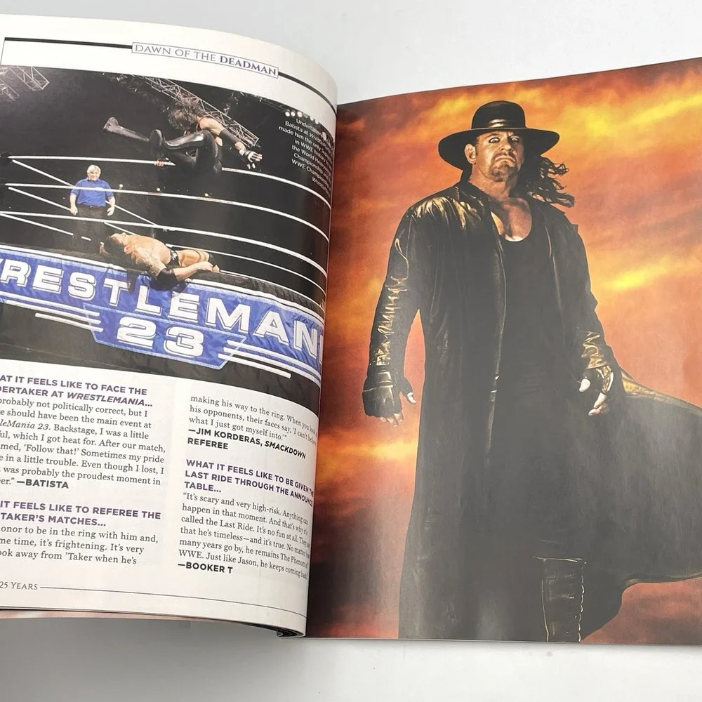 WWE Undertaker 25 Years Of The Deadman 2015 Collector's Edition Magazine